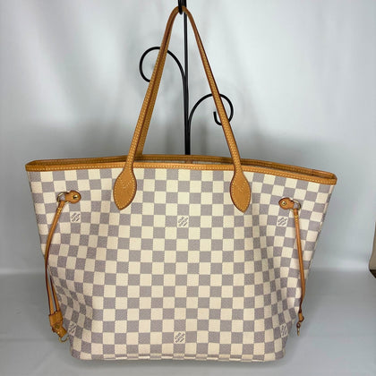Louis Vuitton artsy MM handbag White Grey Leather ref.786214