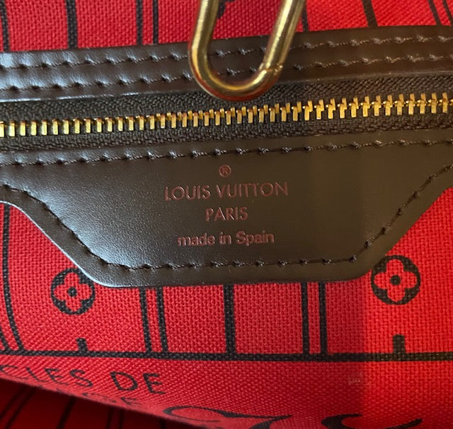 Louis Vuitton Neverfull Inside Pictures